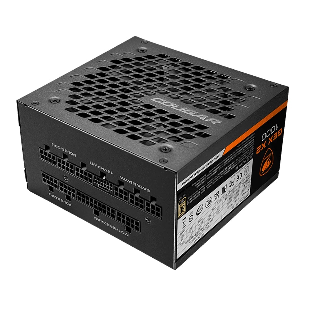 Fuente de poder Cougar GEX X2 850 watts certificacion 80 plus gold modular ATX Ventilador Smart