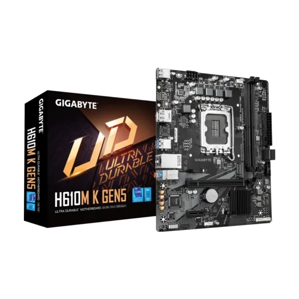 Mainboard Gigabyte H610M K GEN 5 DDR5 LGA1700 ddr5 2 slots HDMI 10/100/1000 mATX