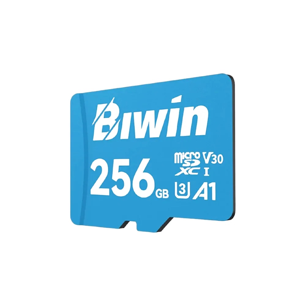 Tarjeta microSD Biwin MS100 256GB Clase 10 UHS-I 100mbs U1 / V10 / A1