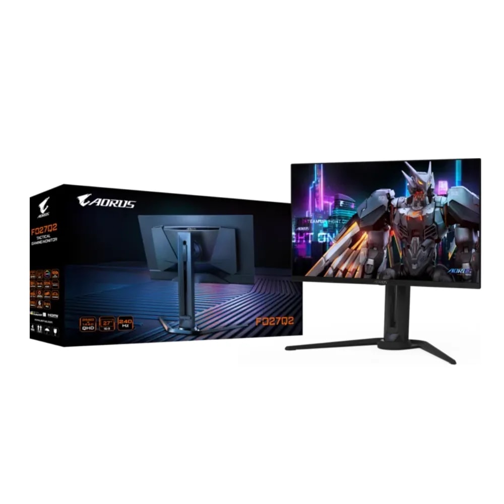 Monitor Gigabyte gamer AORUS FO27Q2 27″ QD-Oled QHD (2560 x 1440) 240Hz 0.03ms HDMI Display Port