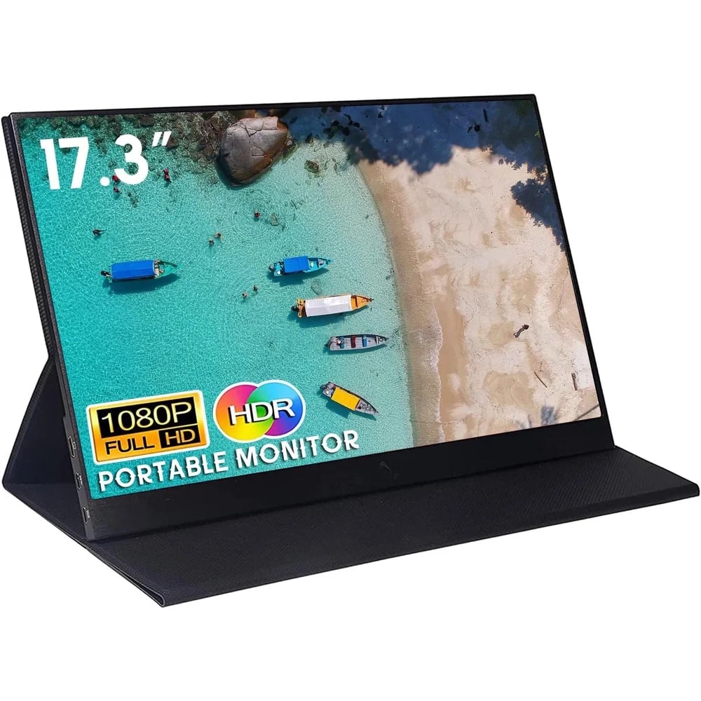 Monitor portátil Steren HDR de 18.5" FHD 1920 x 1080 usb tipo C vesa