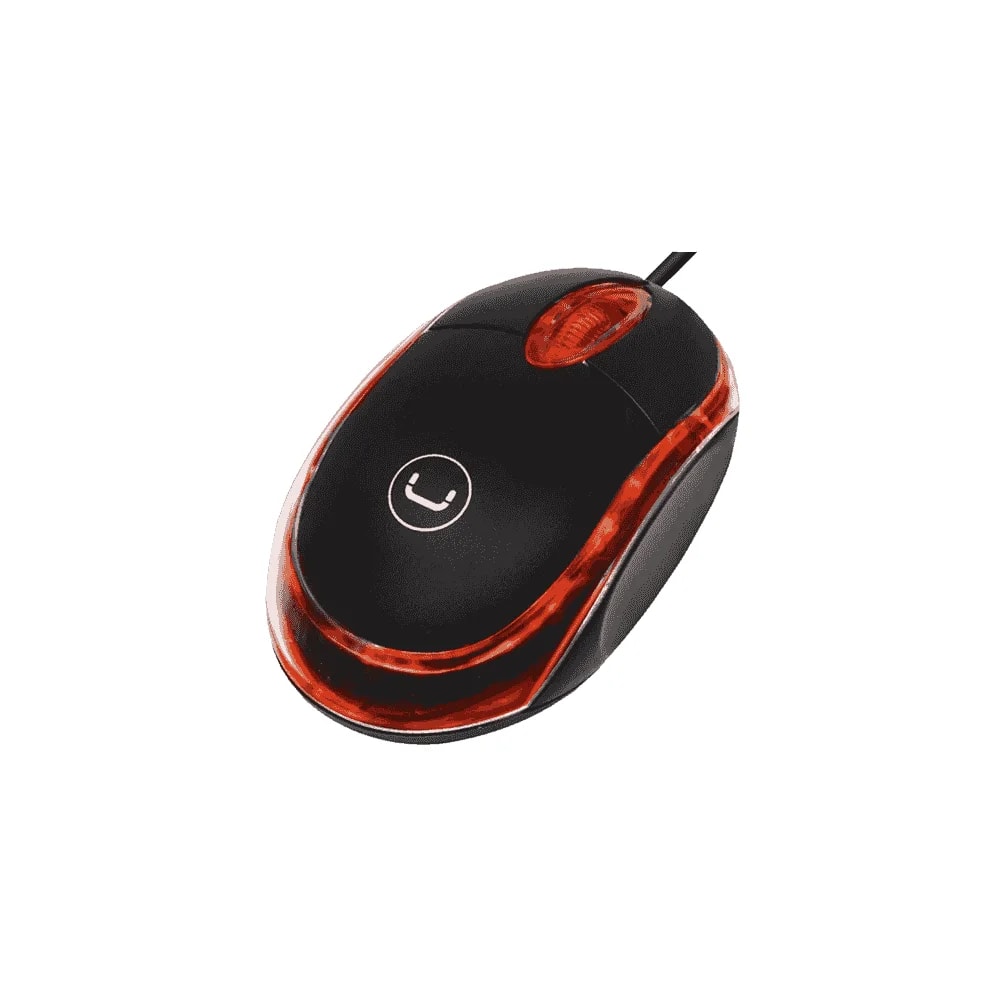 Mouse Unno Tekno MS6501BK Trans USB 2.0