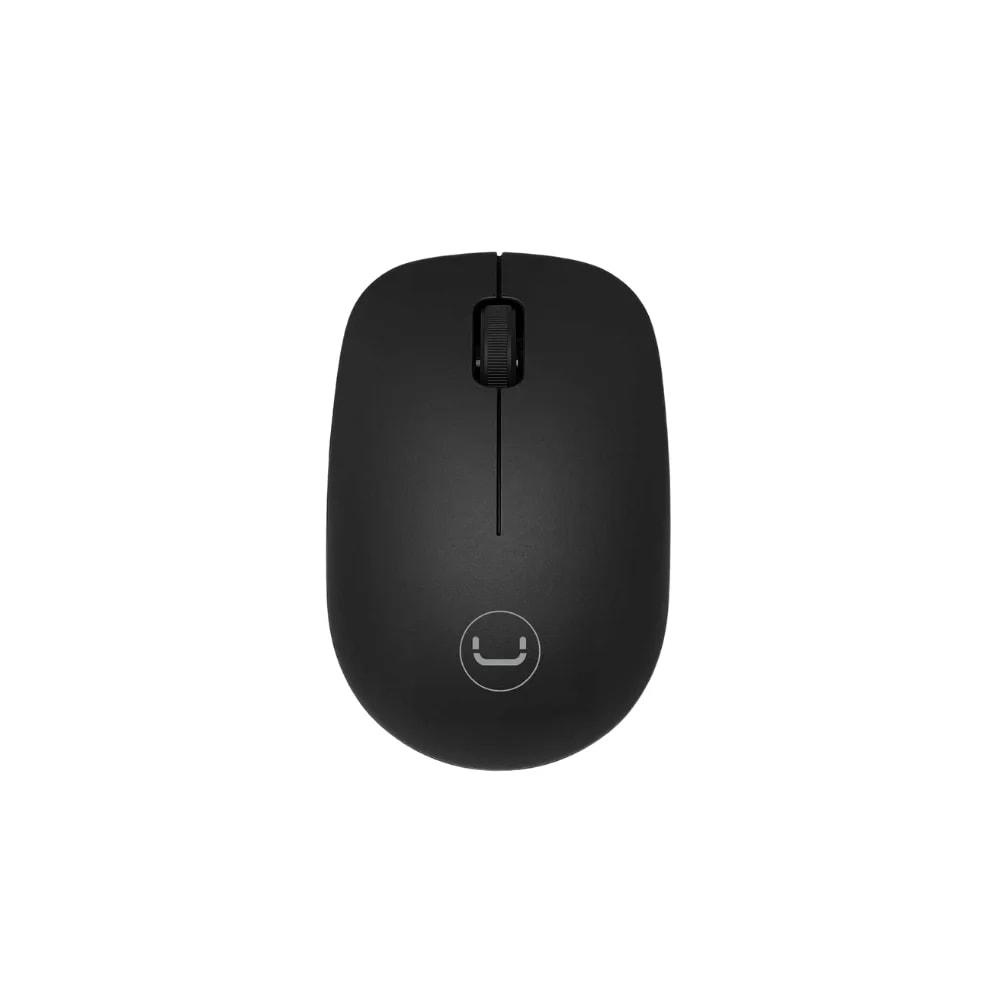 Mouse Unno Tekno inalambrico Curve negro