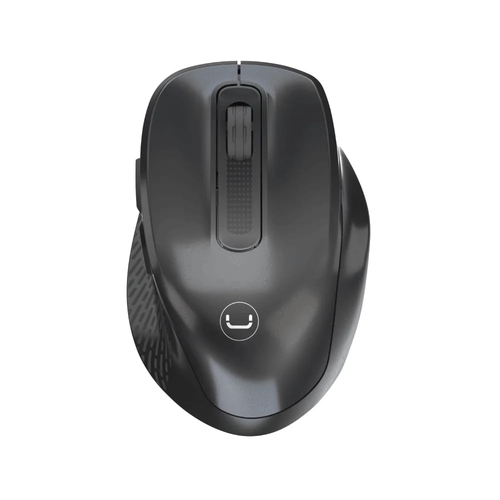 Mouse Unno Tekno MS6529BK inalambrico + bluetooth glidepro negro