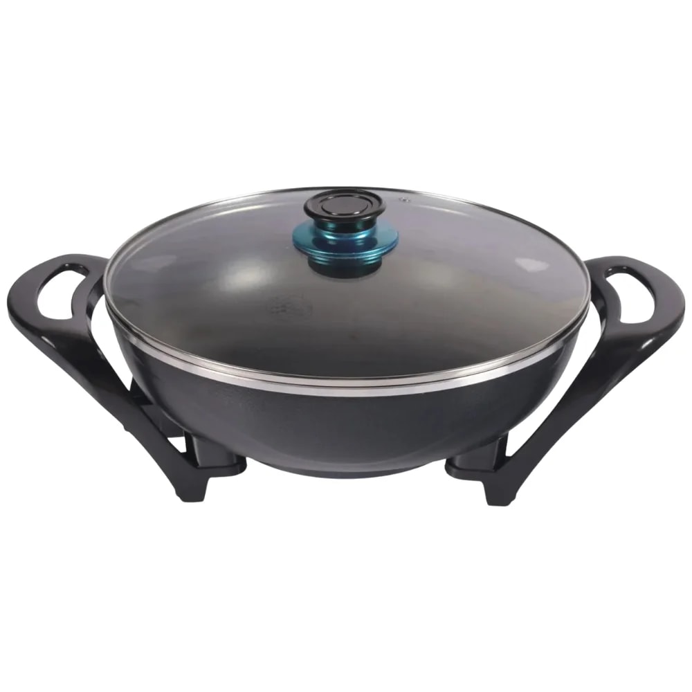 Sartén eléctrico tipo Wok Electric Life EFP-0055 5 litros 1400w negro