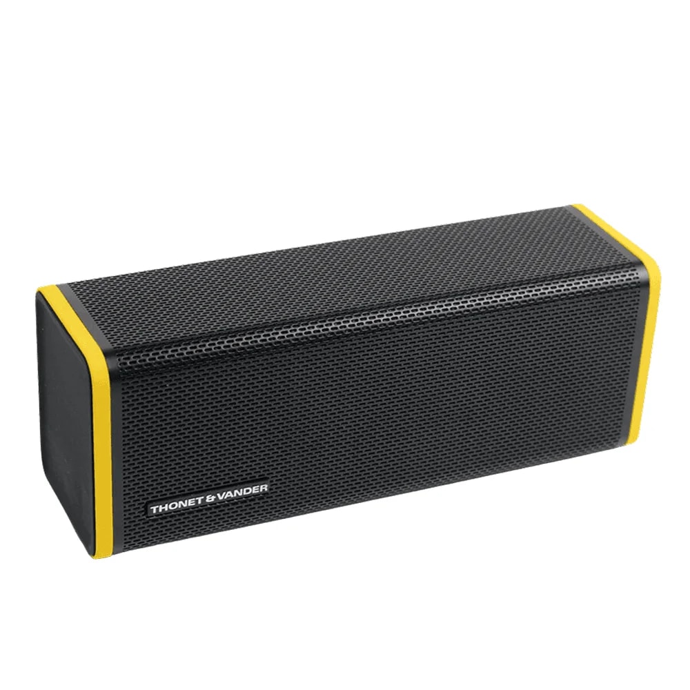 Parlante Thonet & Vander Frei Chain TWS bluetooth 16 watts RMS negro-amarillo