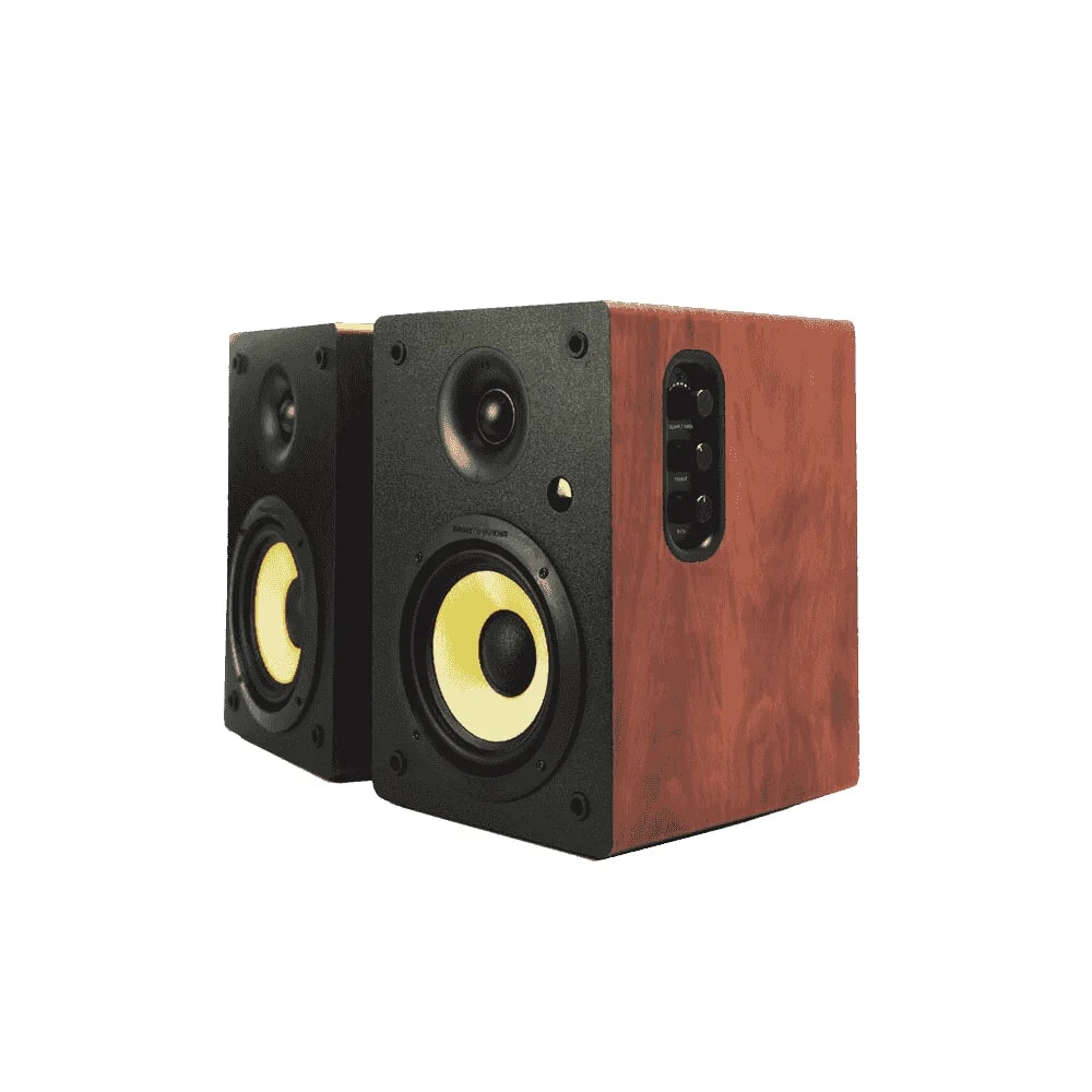Parlante Thonet & Vander Kurbis cinema 2.0 72 watts RMS bluetooth donker wood skin