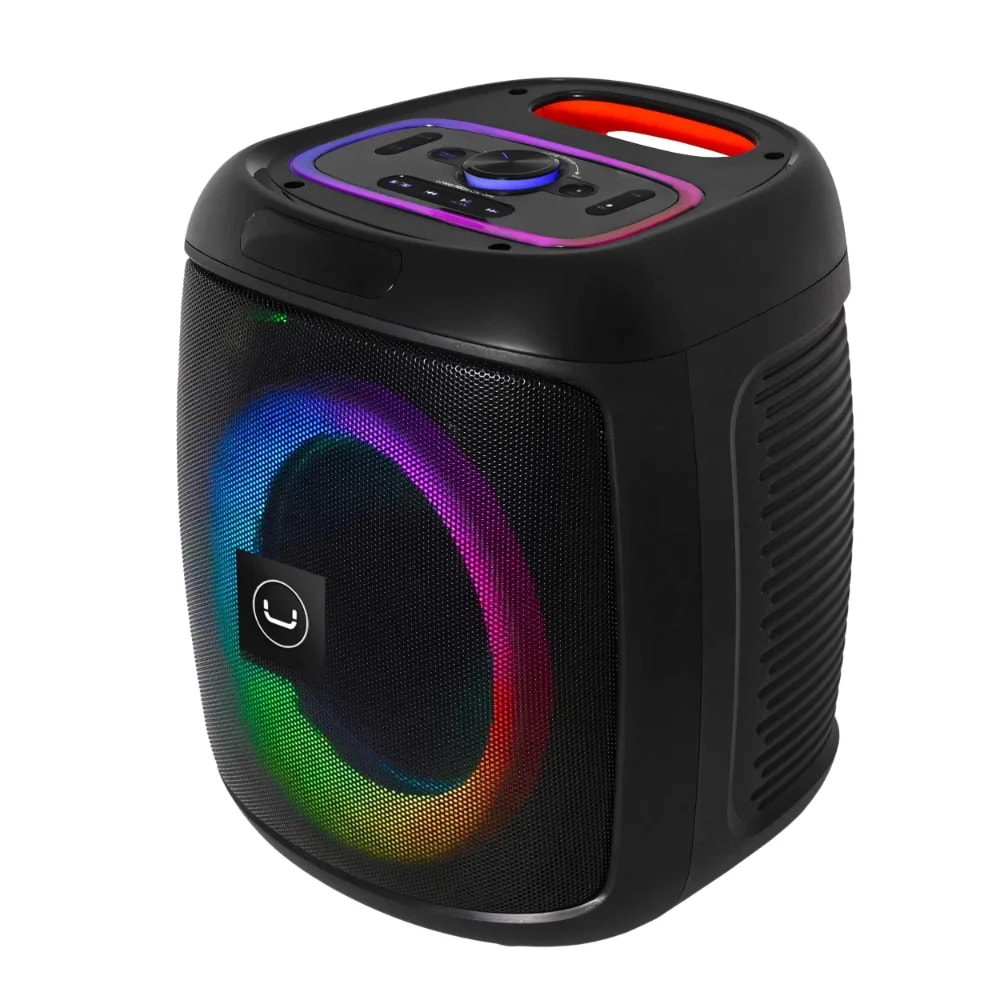 Parlante Unno Tekno SP9430BK para fiestas Soundblast 40 watts TWS radio FM bluetooth USB lector de