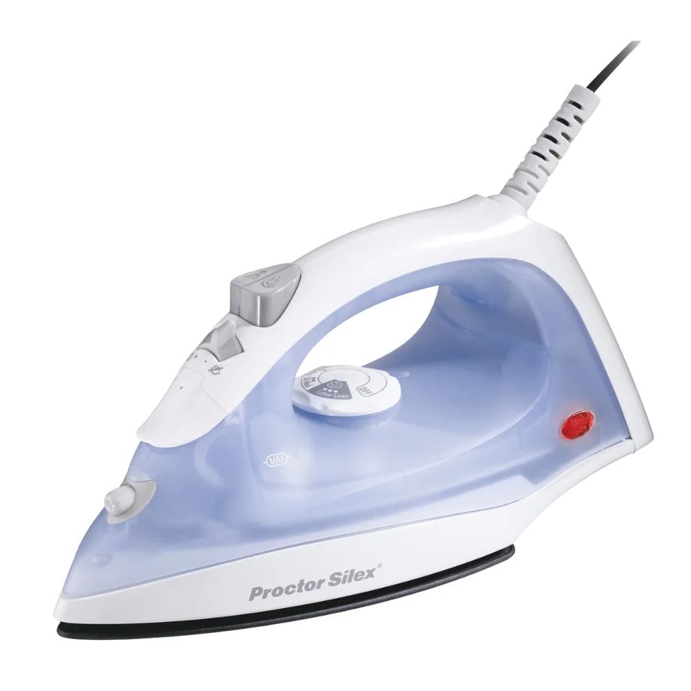 Plancha de ropa Proctor Silex by Hamilton Beach 17292Y base antiadherente celeste