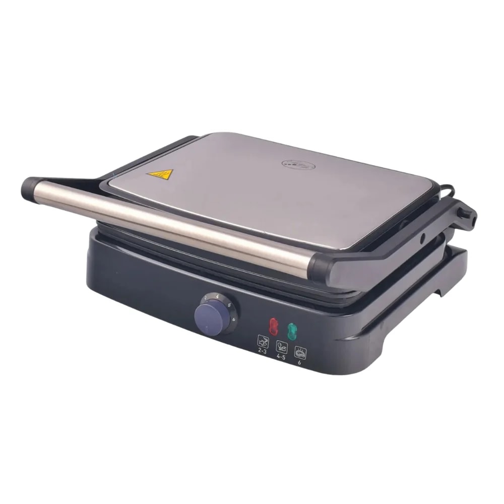 Sanduchera Panini Grill Electric Life SW-910 750W plateada