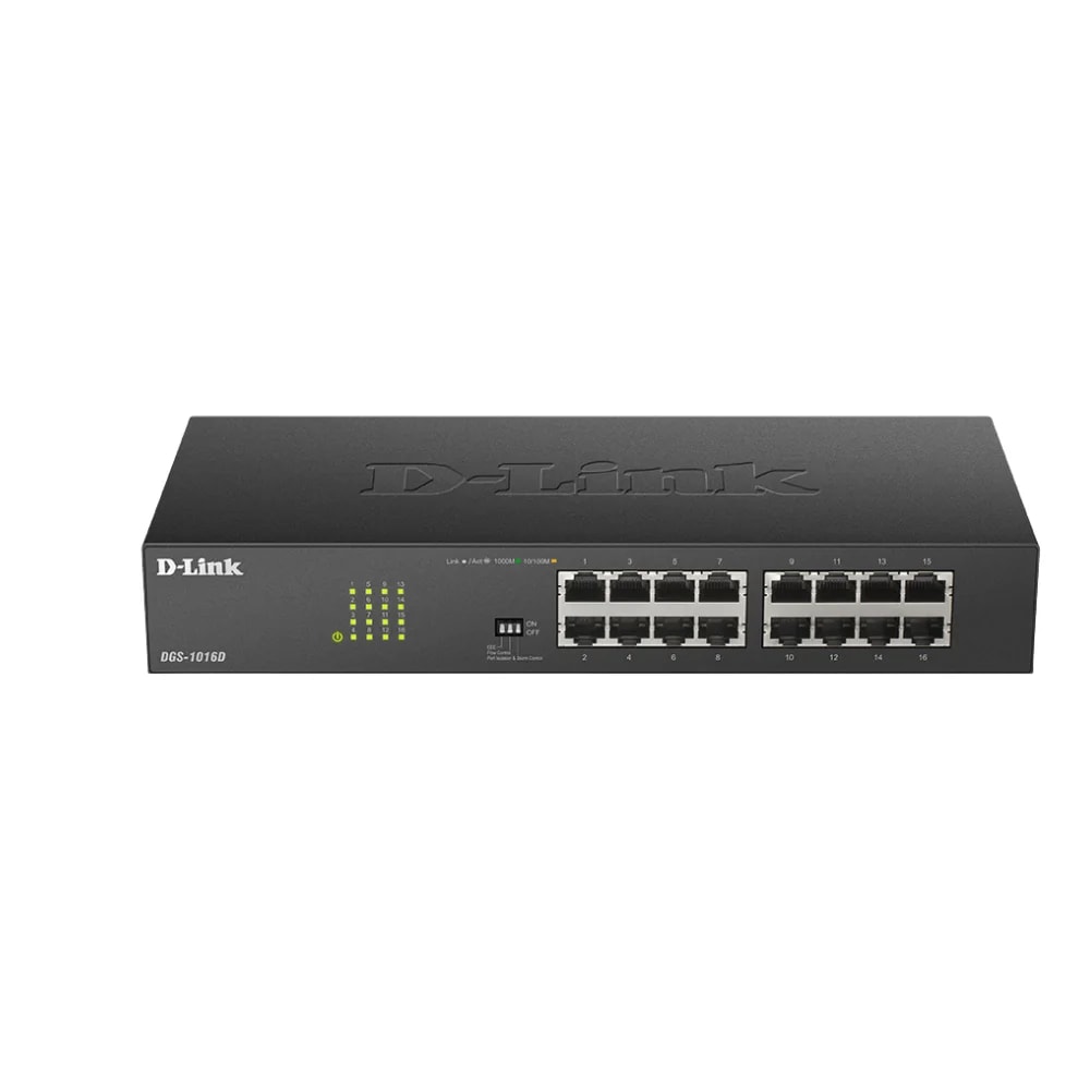 Switch D-Link DGS-1016D 16 puertos 10/100/1000 Mbps