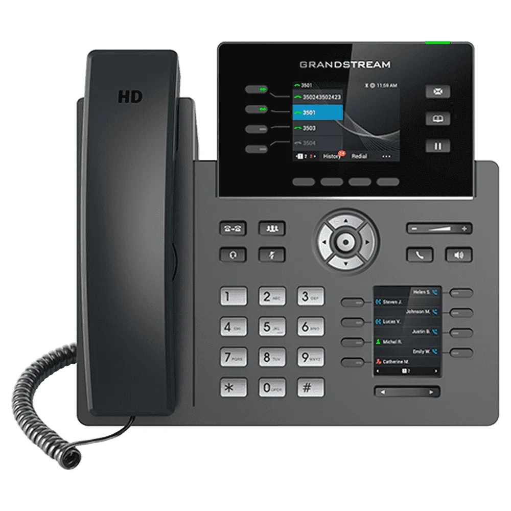 Telefono IP Grandstream GRP2614 lineas POE 10/100/1000 bluetooth