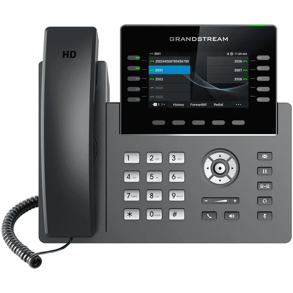 Telefono IP Grandstream GRP2615 10 lineas POE 10/100/1000 WiFi bluetooth