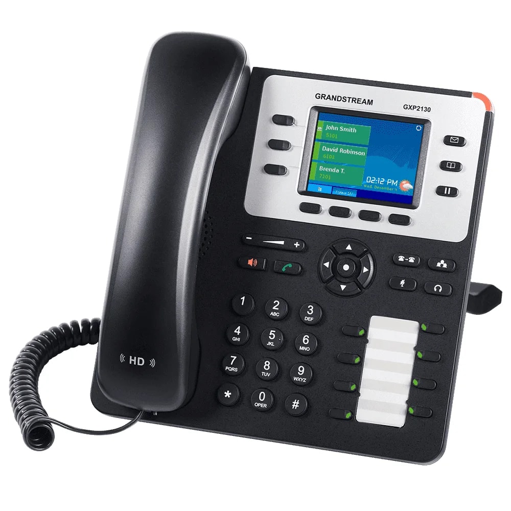 Telefono IP Grandstream GXP2130 6 lineas POE 10/100/1000