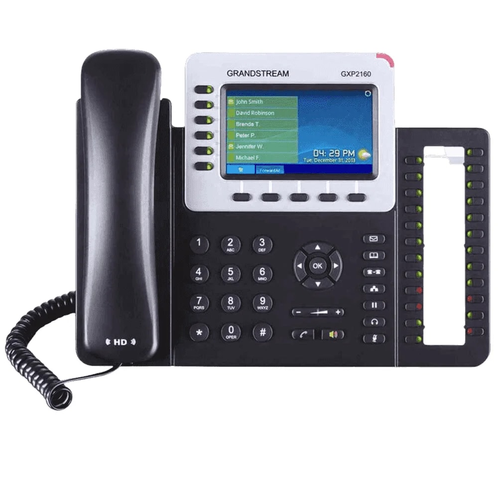 Telefono IP Grandstream GXP-2160 6 lineas POE 10/100/1000