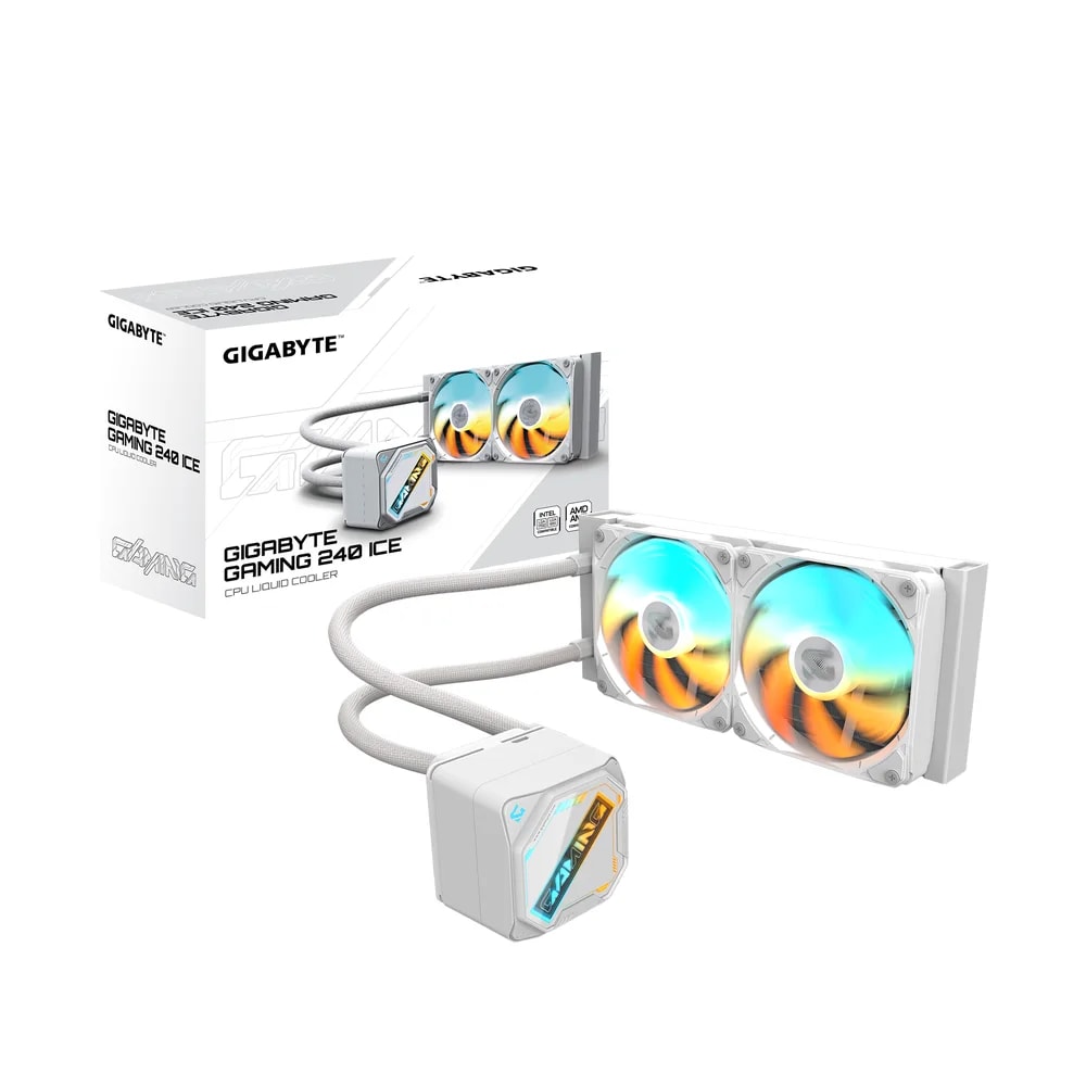 Refrigeracion liquida Gigabyte gaming 240 Ice blanca aRGB
