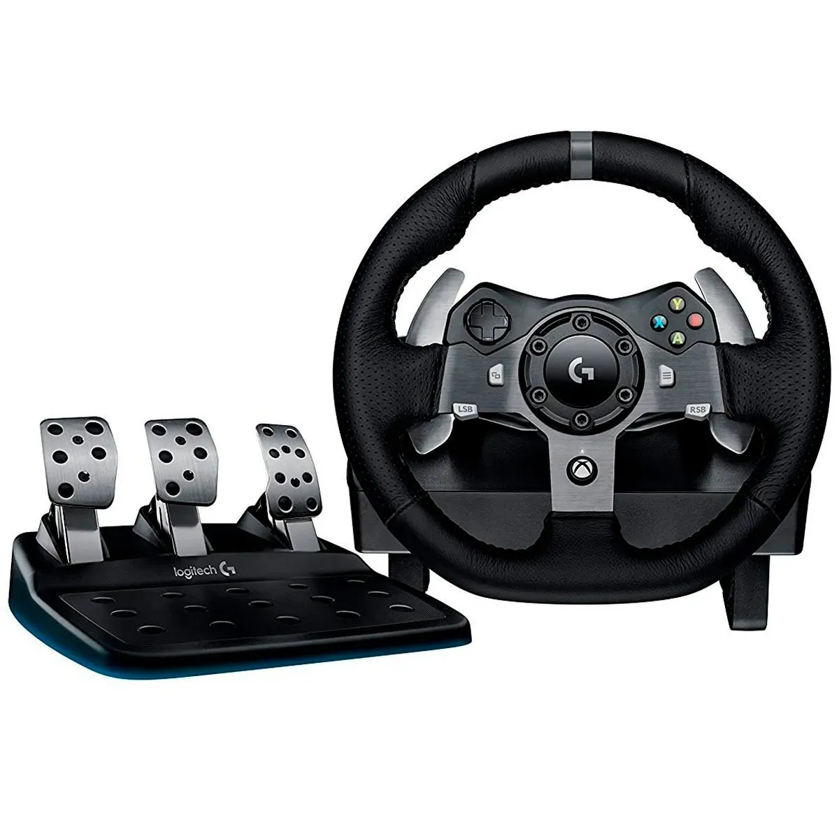 Volante Driving Logitech G920 Negro Xbox One-pc Simulacion Inmersiva-pedales Ajustables