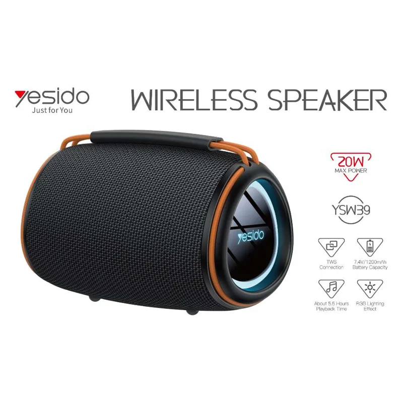 Parlante Bluetooth Yesido YSW39 20W