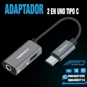 ADAPTADOR 2 EN UNO TIPO C - YANZTECNOLOGÍA