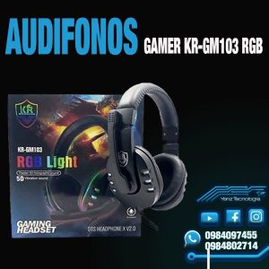 AUDIFONOS GAMER KR-GM103 RGB - YANZTECNOLOGÍA