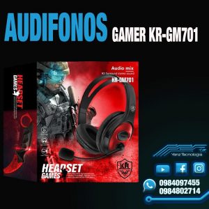 AUDIFONOS GAMER KR-GM701 - YANZTECNOLOGÍA