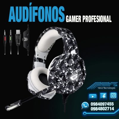 AUDÍFONOS GAMER PROFESIONAL - YANZTECNOLOGÍA