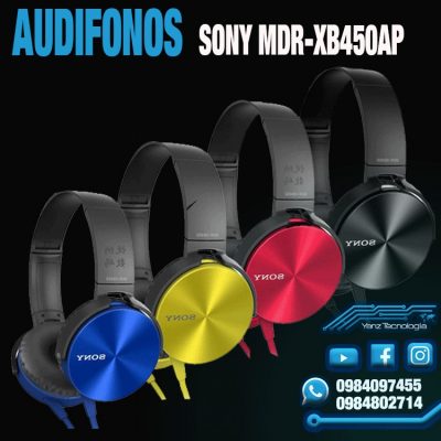 AUDIFONOS SONY MDR-XB450AP - YANZTECNOLOGÍA