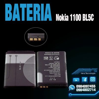 BATERIA NOKIA 1100 BL5C - YANZTECNOLOGÍA